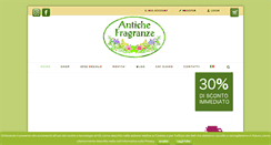 Desktop Screenshot of antichefragranze.com